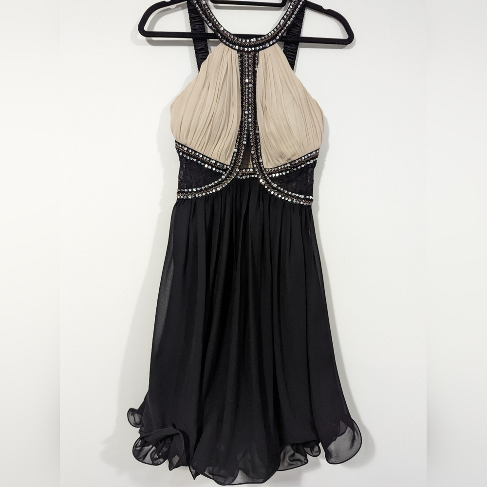 Little Mistress London Old Hollywood Dress Mini Size: 8